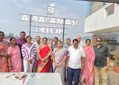 Group photo outside Anayaman Hotel