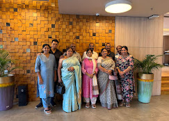 Guests at hotel lobby during a group tour
