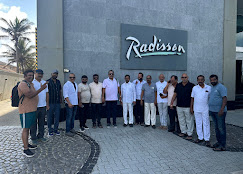 Group photo at Radisson resort